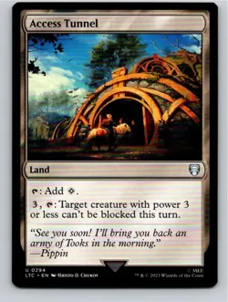 Magic the Gathering Access Tunnel Lord of the Rings Commander MTG Free Shipping - Image 1