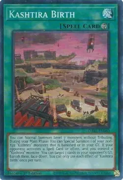 Yugioh! HP Kashtira Birth - DABL-EN060 - Super Rare - 1st Edition Heavily Played - Image 1