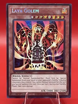 Lava Golem (PSR) SBC2-END09 Speed Duel: Battle City Finals 1st Edition - Image 1