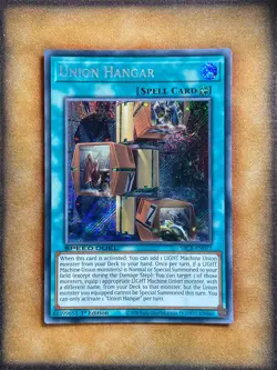 Yugioh Union Hangar SBCB-EN077 Speed Duel Secret Rare 1st Ed NM - Image 1