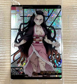 Demon Slayer Kimetsu no Yaiba Wafer Card - W6-20 - Nezuko Kamado SR - Japanese * - Image 1