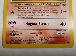 Pokemon TCG Card Game Magmar #44 Black Star Promo Card Unplayed - Image 3