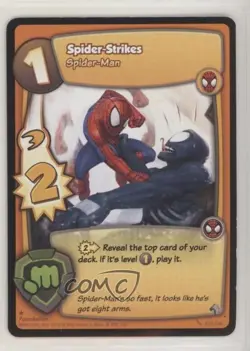2012 Marvel Superhero Squad Trading Card Game Spider-Man Spider-Strikes - Image 1