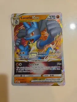 Lucario VSTAR SWSH214 Jumbo Cards Holo - Image 1