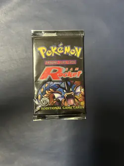 1st Edition Team Rocket Set Gyarados Pokemon Card Booster Pack (New Sealed) - Image 1