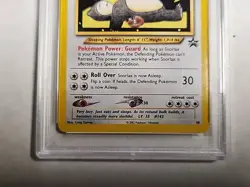PSA 9 MINT Pokemon League Snorlax Z # 49 WOTC Black Star Promo Card 2002 - Image 3