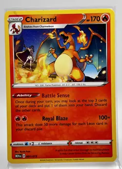 Charizard 001/015 Pokemon Card 2024 McDonalds Non-Holo LP - Image 1
