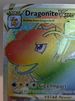 Pokemon Go Dragonite VSTAR Rainbow Secret Rare Card 81/78 NM - Image 2