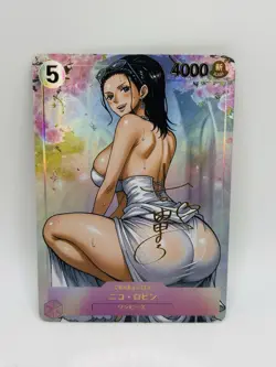 One Piece Goddess Boa Hancock Beauty #23 DIY Doujin Kawaii Art Holo Card - Image 1
