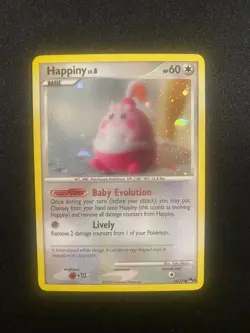 Happiny Pop Series 8 14/17 Light Play Pokemon Trading Card Game - Image 1