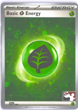 Basic Grass Energy - (Cosmos Holo) Common Prize Pack Series Cards 009 NM - Image 1