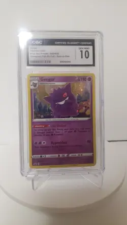 Pokemon Gengar Black Star Promo SWSH052 CGC Gem Mint 10 Card - Image 1