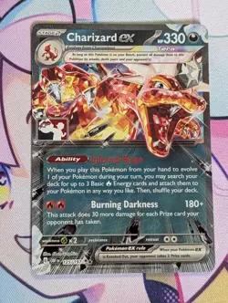 Pokemon Charizard ex 125/197 Stamped Play Promo Prize Pack Series NM/MINT Card - Image 1