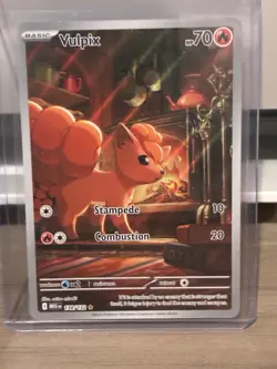 Vulpix Illustration Rare 138/132 Mega Evolution Pokemon TCG Near Mint Card NM - Image 1