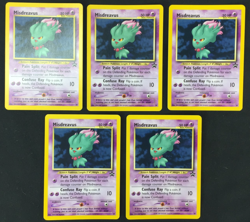 Lot of 5 2001 Pokemon Black Star Promo Card #39 Misdreavus Excellent Un-Played - Image 3