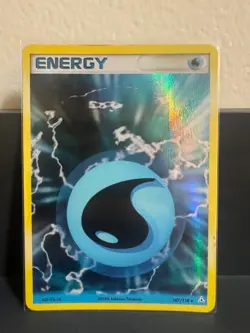 Fire Energy 106/110 and Water Energy 107/110 Holon Phantoms Holo 4 Card Lot - Image 4