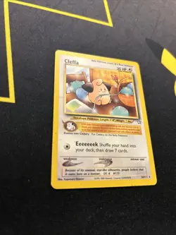 Cleffa 20/111 LP/EX -Vintage Rare Pokemon Card- Neo Genesis (5q) - Image 2
