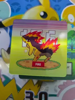 Pokemon 3D Lenticular card Quilava - Image 1