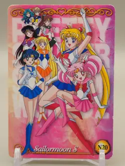 Sailormoon S PRETTY SOLDIER Sailor Moon N20 Card Anime TCG Japanese B639 - Image 1