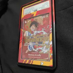 One Piece Card 2022 Super Pre-Release Winner P-001 Monkey D. Luffy PSA 10 - Image 3