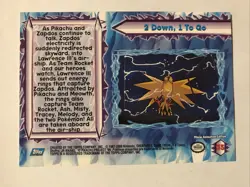 TOPPS Pokemon - Movie 2000 Promo Card - 2 Down, 1 To Go #35 - NM - Image 2