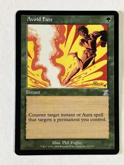 Magic the Gathering Avoid Fate Timeshifted Card Regular Edition NM - Image 1
