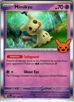Mimikyu 097/193 Trick or Trade BOOster Bundle 2023 - Pokemon Card - NM - Image 1