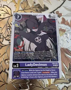 Digimon Card Game LadyDevimon EX6-053 U Infernal Ascension - Image 1