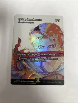 Firion Swordmaster Sram Senior Edificer Foil Borderless #0003 MTG - Image 1
