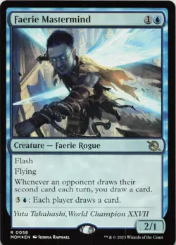 Faerie Mastermind - FOIL - R March of the Machine 58 - MTG - Image 1