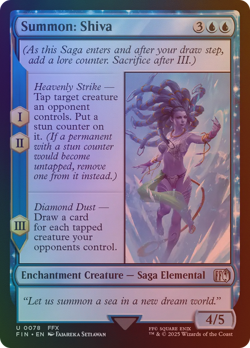 Summon: Shiva - FIN #78 | FOIL | NM | MTG - Image 1