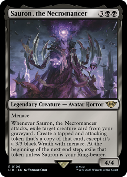 Sauron, the Necromancer - LTR #106 | NORMAL | NM | MTG - Image 1