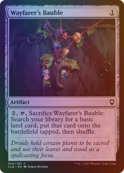Wayfarer's Bauble - CLB #344 | FOIL | NM | MTG - Image 1