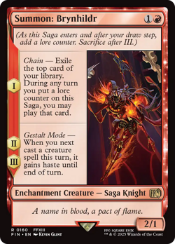Summon: Brynhildr - FIN #160 | NORMAL | NM | MTG - Image 1