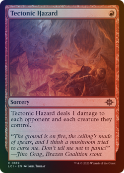 Tectonic Hazard - LCI #169 | FOIL | NM | MTG - Image 1