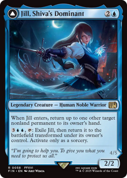 Jill, Shiva's Dominant // Shiva, Warden of Ice - FIN #58 | NORMAL | NM | MTG - Image 1