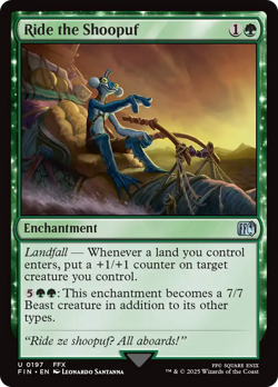 Ride the Shoopuf - FIN #197 | FOIL | NM | MTG - Image 1