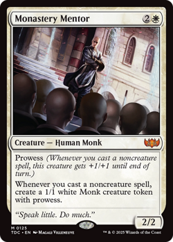 Monastery Mentor - TDC #125 | NORMAL | NM | MTG - Image 1