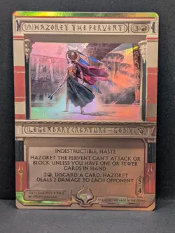 Hazoret the Fervent Masterpiece Series: Amonkhet Invocations Foil MTG Magic NM - Image 1