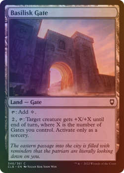 Basilisk Gate - CLB #346 | FOIL | NM | MTG - Image 1