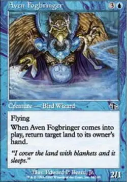 1x Aven Fogbringer - Foil NM-Mint, English Judgment MTG Magic - Image 1