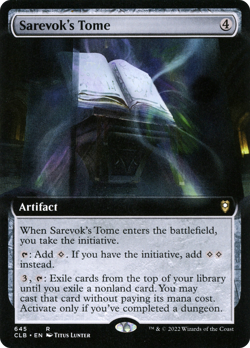Sarevok's Tome - CLB #645 | NORMAL | NM | MTG | EXTENDED ART - Image 1