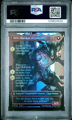 4828 Clive Ifrit Dominant 2025 MTG Final Fantasy #0385 Character Foil PSA 10 - Image 2