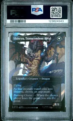 4943 Zenos yae Galvus Shinryu 2025 MTG Final Fantasy #0529 Surge Foil PSA 10 - Image 2
