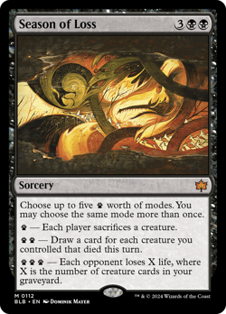 Season of Loss - BLB #112 | NORMAL | NM | MTG - Image 1