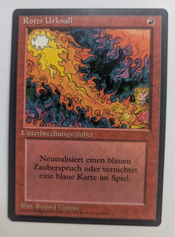 Magic Mtg German Core Set 4th Edition FBB Red Elemental Blast near mint - Image 1