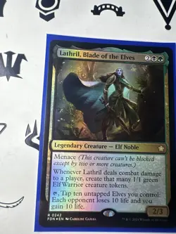 Lathril, Blade Of The Elves - Foil - FDN - MTG - EN - NM - 0242 - Image 1