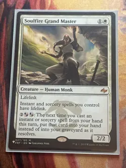 Magic The Gathering MTG SOULFIRE GRAND MASTER Fate Reforged NM Near Mint - Image 2
