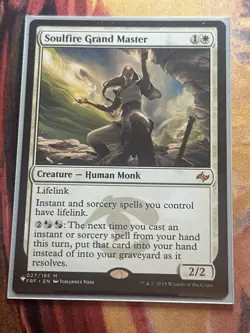 Magic The Gathering MTG SOULFIRE GRAND MASTER Fate Reforged NM Near Mint - Image 3