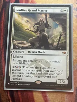 Magic The Gathering MTG SOULFIRE GRAND MASTER Fate Reforged NM Near Mint - Image 5